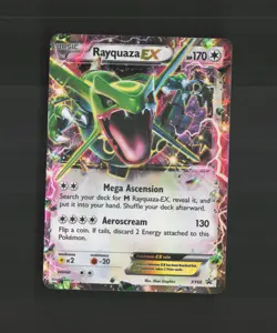 Rayquaza EX XY66 XY Black Star Promo Holo Pokemon Card MP - Image 1