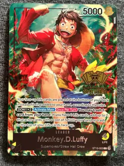 Monkey.D.Luffy (2nd Anniversary Tournament) STAMPED - One Piece Promotion Cards - Image 1