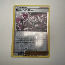 Team Yells Cheer Reverse Holo Pokemon Card Brilliant Stars Pokemon 149/172 - Image 1