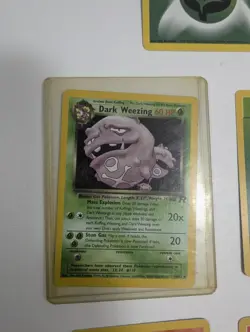 Vintage Pokemon Card Lot - Dark Weezing, Charmander, Potion Trainer + Grass/Fire - Image 3