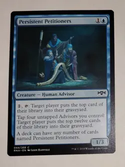 Persistent Petitioners Regular 044/259 Common Magic The Gathering Card MTG 2019 - Image 1