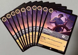 4x Disney Lorcana Prince Eric Dashing & Brave 187/204 Common NM Card Regular - Image 1