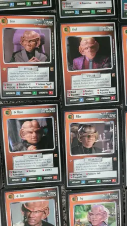 Star Trek CCG Rules of Acquisition near complete set (109/130 unique cards!) - Image 2