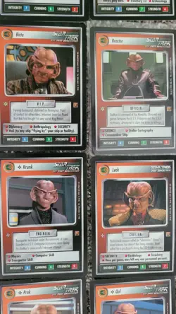 Star Trek CCG Rules of Acquisition near complete set (109/130 unique cards!) - Image 4