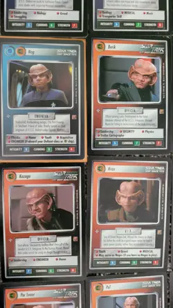 Star Trek CCG Rules of Acquisition near complete set (109/130 unique cards!) - Image 5