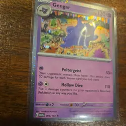 Gengar 094/165 SV:151 Sam’s Club Exclusive Cosmo Holo Promo Pokemon Card NP-M - Image 2