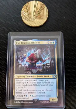 MTG Final Fantasy, Card #410: Cid, Timeless Artificer (FF5 Cid) (Non-Foil) - Image 1