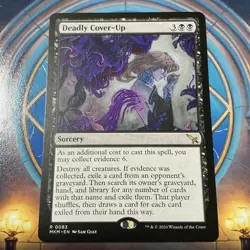 1x Deadly Cover-Up NM-Mint, English Murders at Karlov Manor MTG Magic - Image 1