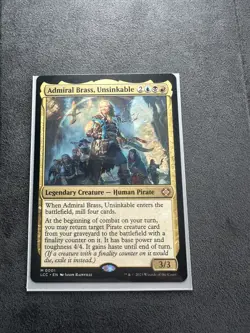 1x Admiral Brass, Unsinkable NM Eng MTG - Commander : Lost Caverns of Ixalan - Image 1