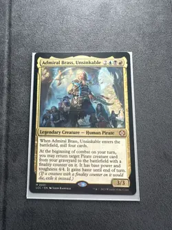 1x Admiral Brass, Unsinkable NM Eng MTG - Commander : Lost Caverns of Ixalan - Image 3
