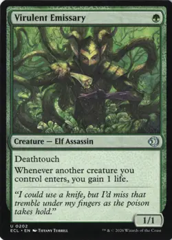 Virulent Emissary Lorwyn Eclipsed regular NM 202 - Image 1