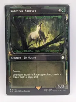 Watchful Radstag (Showcase) Universes Beyond: Fallout Regular - Image 1