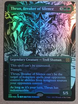 Thrun, Breaker of SIlence x1 Foil Showcase MTG Magic the Gathering - Image 1