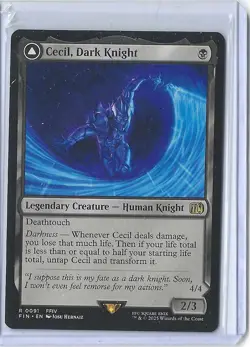 Cecil, Dark Knight Cecil, Redeemed Paladin #91 - Final Fantasy - Mint - Image 1