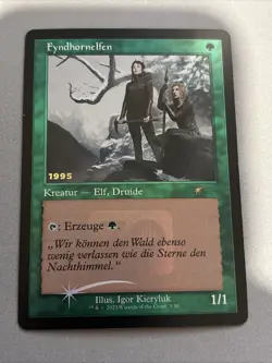 Fyndhornelfen 30th Anniversary Promo Foil MTG Magic The Gathering Fyndhorn - Image 1
