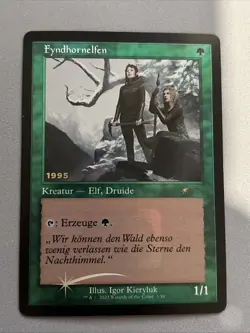 Fyndhornelfen 30th Anniversary Promo Foil MTG Magic The Gathering Fyndhorn - Image 2