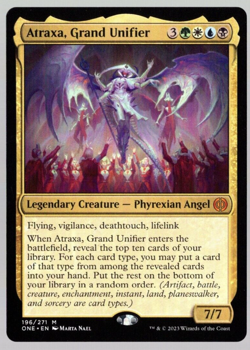 Atraxa, Grand Unifier 196/271 Mythic Non Foil All Will Be One MTG NM - Image 1
