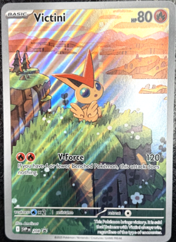 POKEMON VICTINI SVP 208 PROMO JUMBO CARD HOLO - Image 1