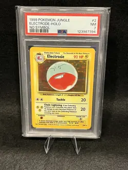 Pokemon TCG Electrode Holo Rare Jungle Edition No.101 No Symbol Error - Image 1