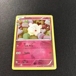 2016 Pokemon XY Generations Swirlix RC19/RC32 Uncommon Reverse Holo LP - Image 2