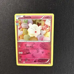2016 Pokemon XY Generations Swirlix RC19/RC32 Uncommon Reverse Holo LP - Image 3