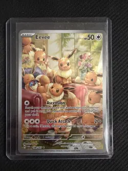 Pokemon TCG Eevee 188/167 Twilight Masquerade Holo - Image 3
