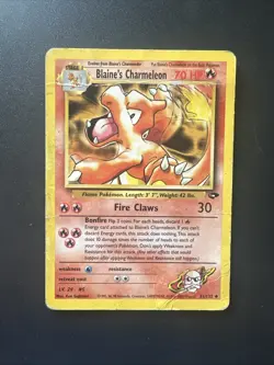 Blaine’s Charmeleon 31/132 Gym Challenge HP Pokemon TCG - Image 1
