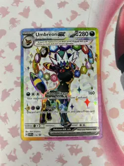 Pokemon TCG Umbreon EX SVP 176 Black Star Promo Full Art Near Mint - Image 1