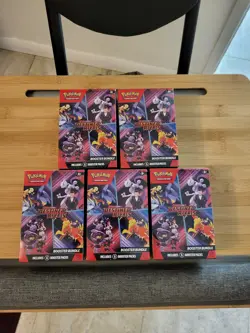Pokemon TCG: Destined Rivals Booster Bundles, Factory Sealed. Lot of 5!! - Image 1