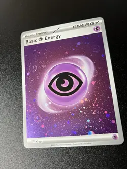 Psychic Energy SVE 005 Cosmos Holo Pokemon 151 English NM 4 Swirls - Image 3