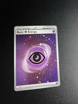 Psychic Energy SVE 005 Cosmos Holo Pokemon 151 English NM 4 Swirls - Image 4