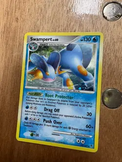 Pokemon Swampert 12/147 Supreme Victors Holo (LP) - Image 1
