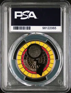 Detective Pikachu PSA 8 Metal Coin 2019 Pokemon Charizard GX Case File - Image 2