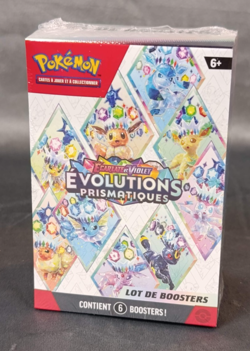 Coffret Pokemon 6 boosters Evolutions Prismatiques FR neuf scelle - Image 1