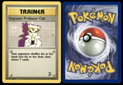 IMPOSTER PROFESSOR OAK 102/130 BASE SET 2 MP US SELLER - Image 1