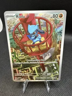 Pokemon TCG - Promo Riolu - MEP 10 - Mega Evolutions Near Mint Black Star Promo - Image 1