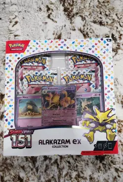 Pokemon TCG: Scarlet & Violet-151 Alakazam ex Collection Booster Box 820650855269 - Image 1