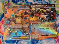Mega Kangaskhan ex 164/132 Full Art Ultra Rare Pokemon TCG Mega Evolution Mint - Image 1
