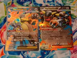 Mega Kangaskhan ex 164/132 Full Art Ultra Rare Pokemon TCG Mega Evolution Mint - Image 2