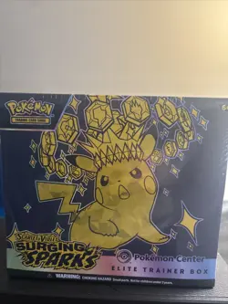 Surging Sparks Pokemon Center Elite Trainer Box ETB Sealed - Image 1