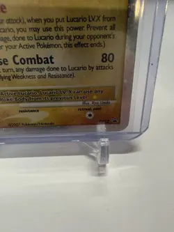 Pokemon TCG Lucario LV X Promo Holo Pokemon Promos Holo Promo DP12 - Image 3