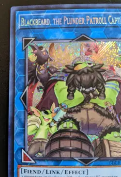 Blackbeard, The Plunder Patroll Captain BLCR-EN094 1st Ed. Secret Rare Yu-Gi-Oh! - Image 2