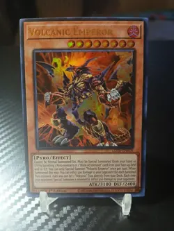 Volcanic Emperor LD10-EN018 Ultra Rare 1st Ed NM Yugioh - Image 1