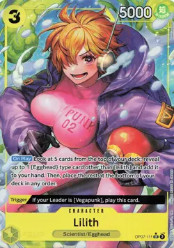 One Piece Lilith (Parallel) SR Alt Art 500 Years in the Future #OP07-111 NM - Image 1