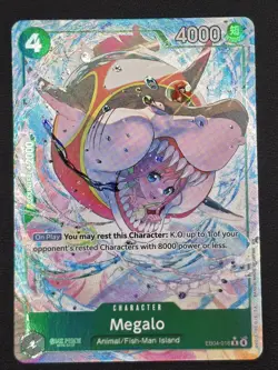Megalo (Alternate Art) EB04-018 The Azure Sea's Seven Foil - Image 1