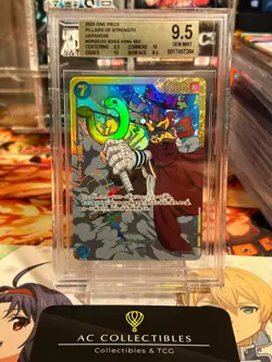 BGS 9.5 2023 One Piece Pillars of Strength JPN Sogeking SEC OP03-122 - Image 1
