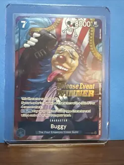 Buggy P-084 Release Event Winner Promo One Piece English NM - Image 1