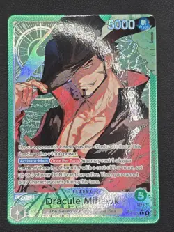 Dracule Mihawk - OP14-020 (Alternate Art) OP14-020 The Azure Sea's Seven Foil - Image 1
