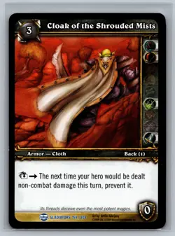 World of Warcraft TCG Cloak of the Shrouded Mist 159/208 WOW Blood of Gladiators - Image 1
