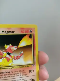 Pokemon Card Blaine's Magmar 1st Edition Uncommon Gym Heroes 37/132 Near Mint - Image 3